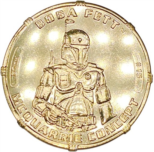 Boba Fett McQuarrie Concept ANH low registration mark, no TM on back